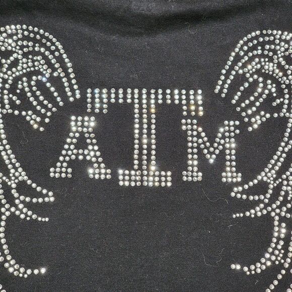 Top Pro Texas A&M Bling SS Black Tee - Size Large - Picture 2 of 5